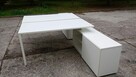 Biurko dwustanowiskowe białe 160x80 Biurka tup BENCH biuro d - 10