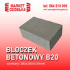 BLOCZKI betonowe fundamentowe kl.B20 38X24X12 - 2