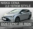Toyota Corolla Style 2,0 196KM Kamera Super Niska Cena Dostępny od ręki 1594 zł - 1