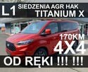 Ford Tourneo Custom L1 Titanium X 170KM Fotele AGR 8-os. Kamera 360 Dostępny od ręki ! - 1