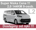 Toyota Proace Verso 2,0 144KM 9-os. Dostępny od ręki Super Niska Cena Czujniki 1770 zł - 1