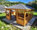 Altana drewniana Walencja. Altanka ogrodowa. Producent. Szyb - 8