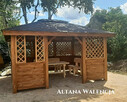 Altana drewniana Walencja. Altanka ogrodowa. Producent. Szyb - 4