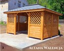 Altana drewniana Walencja. Altanka ogrodowa. Producent. Szyb - 9