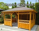 Altana drewniana Walencja. Altanka ogrodowa. Producent. Szyb - 10