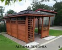 Altana drewniana ogrodowa Bolonia. Szybka realizacja. Produc - 6