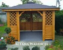Altana drewniana Walencja. Altanka ogrodowa. Producent. Szyb - 6