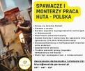 Praca na terenie Polski w hucie dla spawaczy i monterów