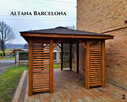 Altana drewniana ogrodowa Barcelona. Szybka realizacja. Prod - 2