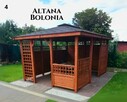 Altana drewniana ogrodowa Bolonia. Szybka realizacja. Produc - 2