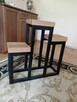 Kwietnik/Stojak w loftowym stylu drewniany - 3