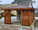 Altana drewniana ogrodowa Barcelona. Szybka realizacja. Prod - 5