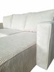 Narożnik Sofa Kanapa funkcja spania pojemnik na pościel - 5