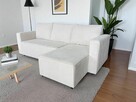 Narożnik Sofa Kanapa funkcja spania pojemnik na pościel - 1