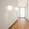 Lampa ścienna Kinkiet złoty Okrągła Lampka ścienna na ścianę - 2