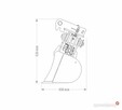 ŁYŻKA SKARPOWA HYDRAULICZNA 1,9 - 2,6 T - 2