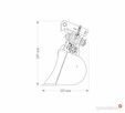 ŁYŻKA SKARPOWA HYDRAULICZNA 2,6 - 3,5 T - 2