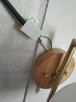 Lampa ścienna Kinkiet złoty Okrągła Lampka ścienna na ścianę - 6