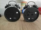 Budzik lampka nocna Zegarek Zegar Alarm czarny na baterie - 5