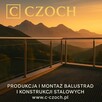 BALUSTRADY SCHODY STAŁ NIERDZEWNA LAKIEROWANA - 2