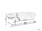 Sofa Fioletowa dla 3 osób - 6