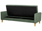 Sofa rozkładana Ciemnozielony dla 3 osób - 6