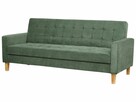 Sofa rozkładana Ciemnozielony dla 3 osób - 4