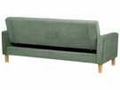 Sofa rozkładana Ciemnozielony dla 3 osób - 7