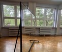 Mobilne lustra w stalowej, jezdnej ramie (czarny mat) - 6