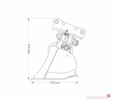 ŁYŻKA SKARPOWA HYDRAULICZNA DUO 10 - 12 T - 2
