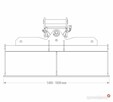 ŁYŻKA SKARPOWA HYDRAULICZNA DUO 6 - 8,5 T - 2