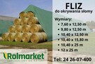 Fliz do okrywania stogu słomy siana 10,4x15,8m okrywowy - 1