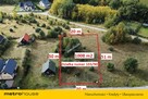 Działka budowlana w Dębinie, 2 km od morza, 1008m2 - 2