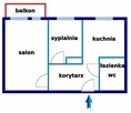 2-pokojowe mieszkanie z balkonem - 12