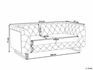 Sofa Jasnobeżowa dla 3 osób - 7