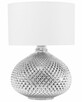 Lampa stołowa Szkło Srebrny - 7
