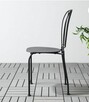 Krzesło ogrodowe szare krzesła do domu ogrodu kawiarni - 5
