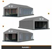 Namiot GRAND 4x6m magazynowy handlowy wiata garaż WZMOCNIONY - 4