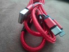 Nowy kabel USB 3w1 do smartfonów 113 cm - 3