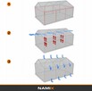 Namiot PRESTIGE 5x10-2,6m ogrodowy imprezowy garaż wzmocnion - 6