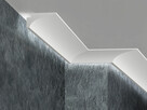 Listwa dekoracyjna led, profil, gzyms, sztukateria, led - 1