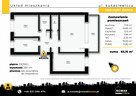 ul. Łukasiewicza Ustrzyki Dolne. Przestronne | 62,15 m² |3 p - 14