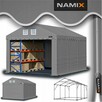 Namiot PRESTIGE 3x6-2,6m hala przemysłowa magazynowy MOCNE P - 1