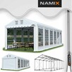 Namiot PRESTIGE 6x12-3m ogrodowy imprezowy garaż wzmocniony - 1