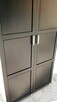 Szafa wysoka ubraniowo aktowa czarna IKEA 100x38x236cm szafy - 6