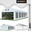 Namiot PRESTIGE 6x12-2,6m ogrodowy imprezowy garaż wzmocnion - 1