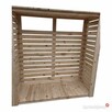 Drewniany schowek ogrodowy 195x180x60 cm D2 Surowy - 9