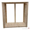 Drewniany schowek ogrodowy 195x180x60 cm D2 Surowy - 8