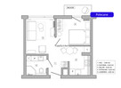 Apartament, 33m2, Warszawa ul. Złota - 12