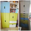 Meble dziecięce młodzieżowe IKEA STUVA – Komplet 3 szafy / s